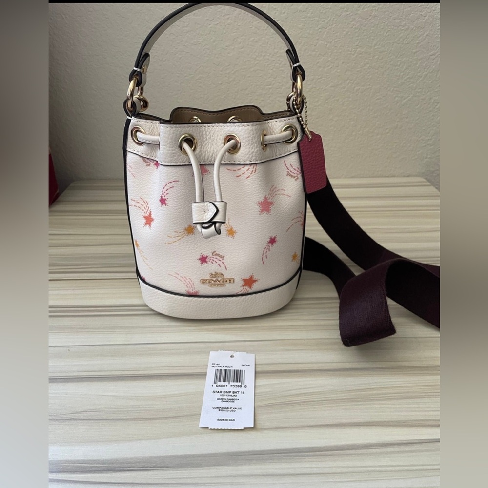 Coach mini dempsey shooting star print